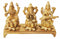 Brass Lakshmi Ganesh Saraswati Statue 0.61Kg